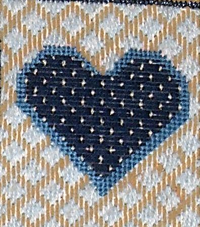 Scottish Diamond Criss-Cross Stitch Example