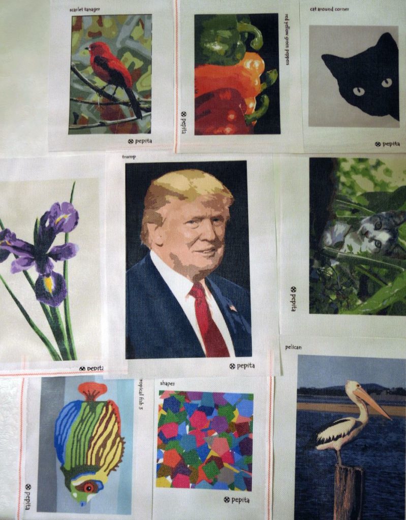 batch-of-needlepoint-canvas-with-the-donald
